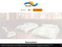 Tablet Screenshot of hotelplayabejuco.com